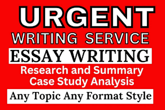 write business case study, proposal apa paper, report analysis, research project