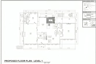 draw and stamp 3d architectural drawing, mep, floor plan, site plan, city permit
