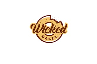 create a creative logo for your food, drink, or café brand