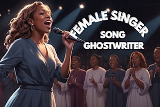 rap sing christian gospel song choir female singer songwriter ghostwriter singer