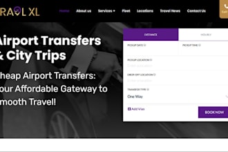 chauffeur limousine and taxi booking website, booking website