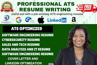 write software engineer resume, IT and tech resume data science resume writing