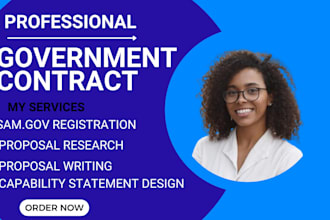 design federal government capability statement for business info sam gov rfp