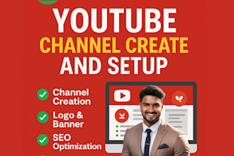 create and professionally set up your youtube channel