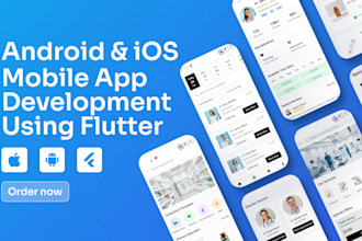 build android and ios mobile application using flutter