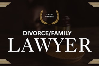 draft USA divorce child custody paperwork and family legal document