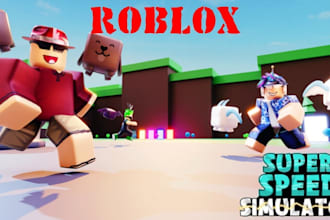 full roblox game creation, simulator game, obby game,map design, roblox scripter