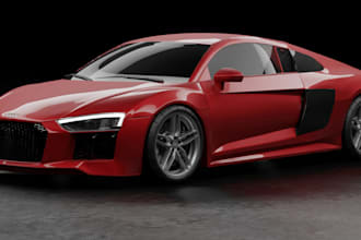 3dsmax file to glb file,audi car model,india scooter,3 wheeled vehicle,car model