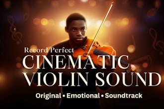 perform a custom cinematic violin soundtrack for you