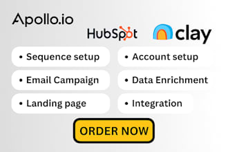 setup apollo io sequence clay com workflow clay com data enrichment make zapier