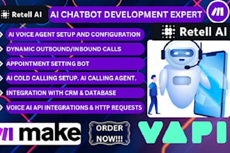 build ai calling agent for inbound and outbound calls using vapi, bland, retell