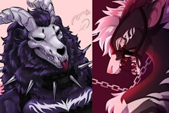 furry headshot fursona pfp furry icon furry pfp furry profile picture anthro pfp
