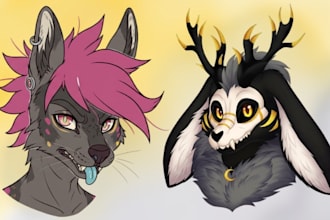 furry profile picture furry pfp furry headshot fursona headshot anthro furry