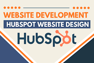 create hubspot website design redesign build landing page blogs email template