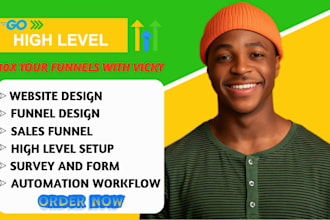 be your gohighlevel expert for go high level website and sales funnel automation
