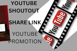 shoutout your youtube channel to 5m USA, share link, and  improve your  ranking