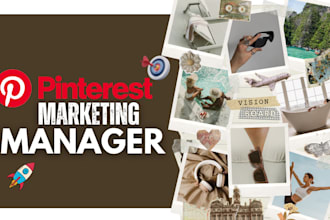 manage pins and board as pinterest marketing manager