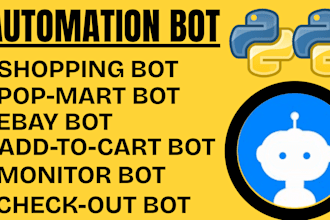 build monitor bot, pokemon bot, scalping bot, popmart bot, target bot, shopping