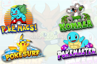 create pokemon logo for your stream and pokemon server