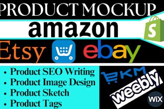 edit product description seo writing product tag design product image mockup