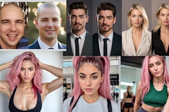 do custom realistic ai headshot ai influencer ai models for social media