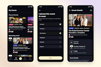 build a high quality event booking app tailored to your needs