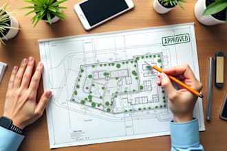 draw site plan, survey plan and pe stamp of your property for city permit