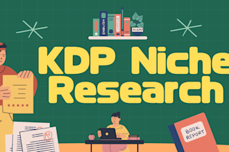 do amazon KDP keywords, category, and niche research for your e book