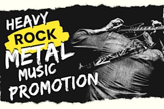 do organic rock metal music promotion to active curators, organic rock metal