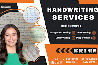 neatly handwrite your letters, study notes, and documents