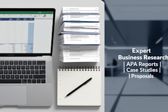 write an impactful business case study, apa proposal, report, research project