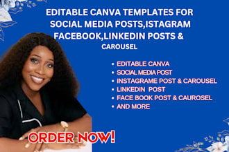 canva carousel, editable canva templates,quotes for instagram, linkedin facebook