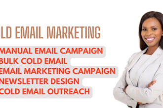 design newsletter campaign send email manually cold email bulk cold email