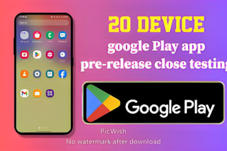 provide 12 testers or 20 testers for google play console closed testing