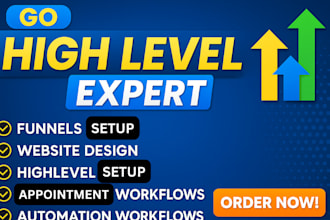 be your gohighlevel expert for go highlevel website sales funnel workflow ghl ai