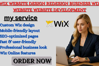 wix website design redesign business wix website website development wix online