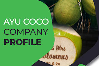 make a company profile for you