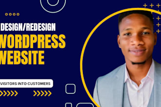 create a business website, airbnb, hotel booking, travel using wordpress or wix