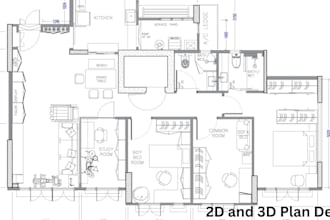 do unique furniture design with drawings and 3d for your home or business