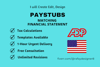 make paystubs, w2s, 1099 forms, 1040s, and payroll documents