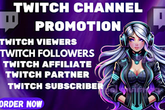 promote and grow your twitch channel organically