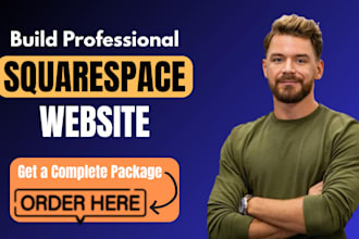 build squarespace website, design or development squarespace website