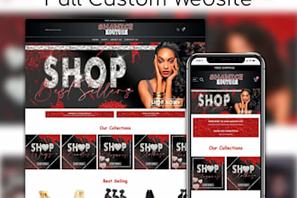 design and setup a userfriendly clothing brand branded shopify  website