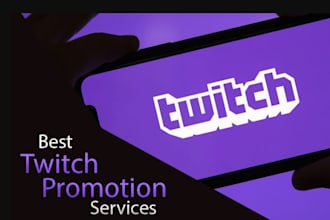 promote your twitch channel to bring organic live viewers,twitch followers