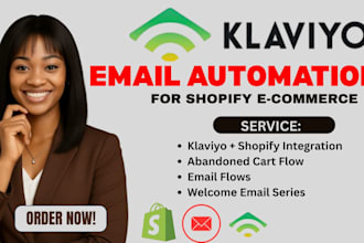 create automate klaviyo emailflows automation marketing for shopify dropshipping