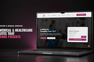 design a doctor, medical or healthcare website with appointment booking