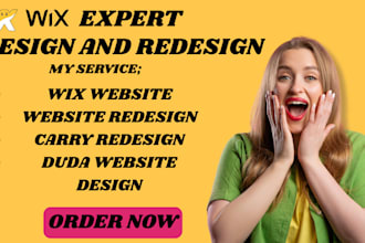 build wix webshop carrd website design duda store fix customize wix bugs