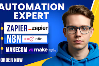 setup make com n8n automation zapier workflow ai agent vapi api integration