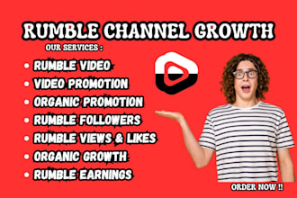 do organic rumble video promotion