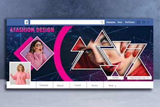 design an attractive and professional facebook cover